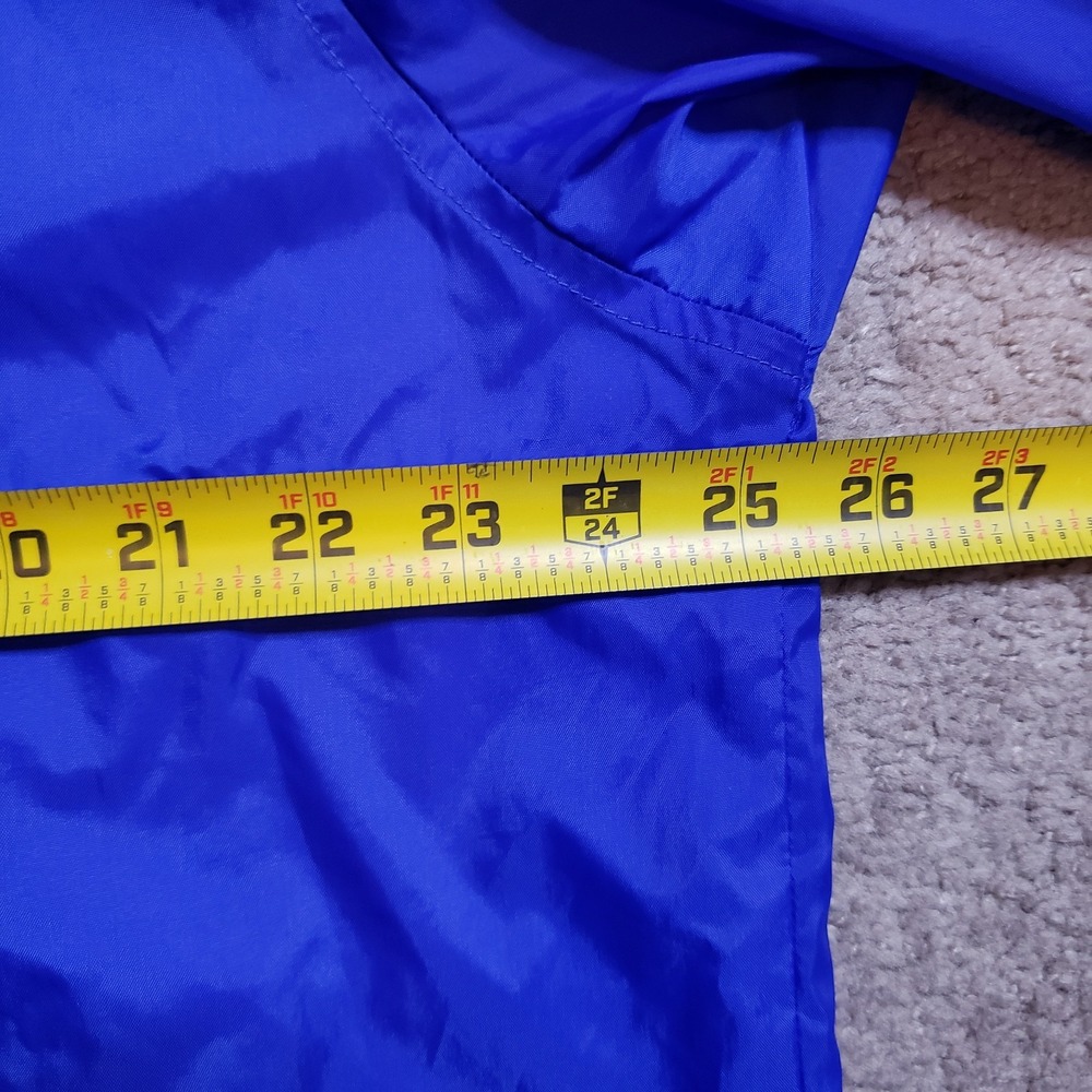 Vintage Rei Anorak Jacket Mens M Blue Lightweight 1/2 Zip Pullover Pockets - Picture 9 of 12